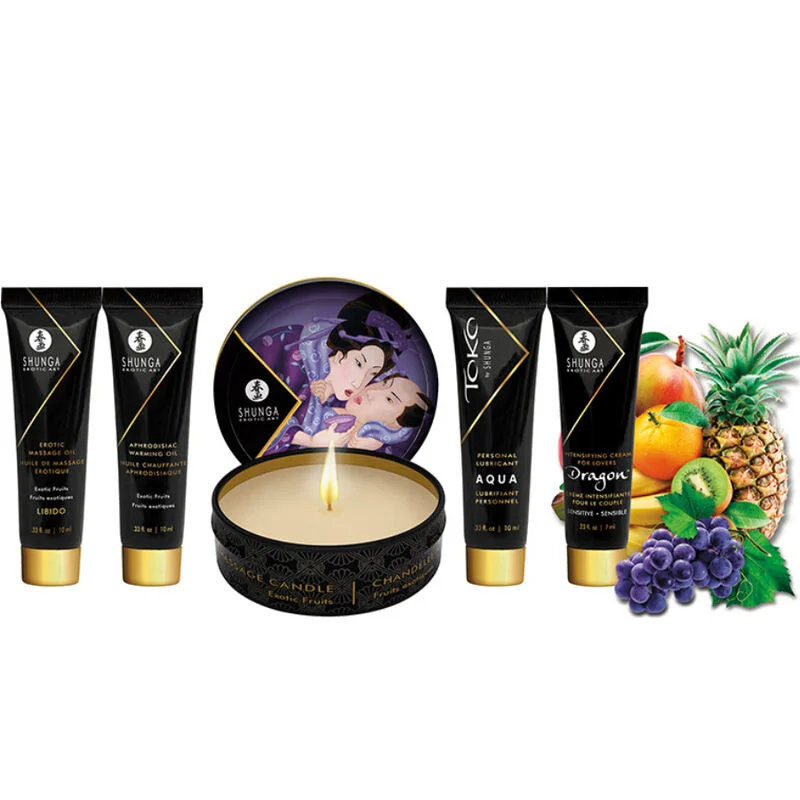 Secret Geisha Exotic Fruits - Erotic Massage & Intimacy Set - 5 Pcs product.details.thumbnail 1