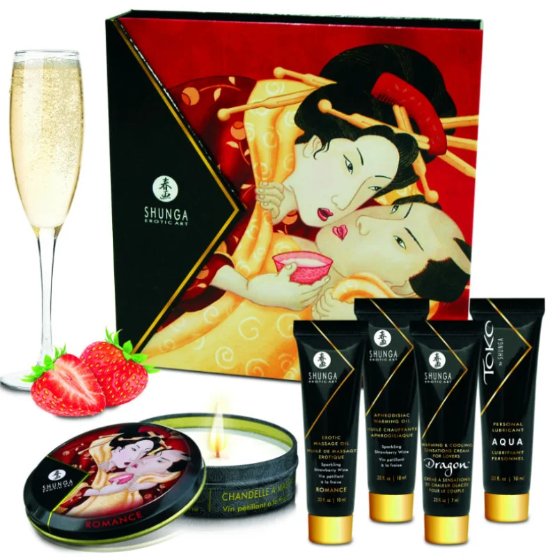 Secret Geisha Strawberries And Cava Kit - Ερωτικό Σετ Δώρου product.details.thumbnail 2