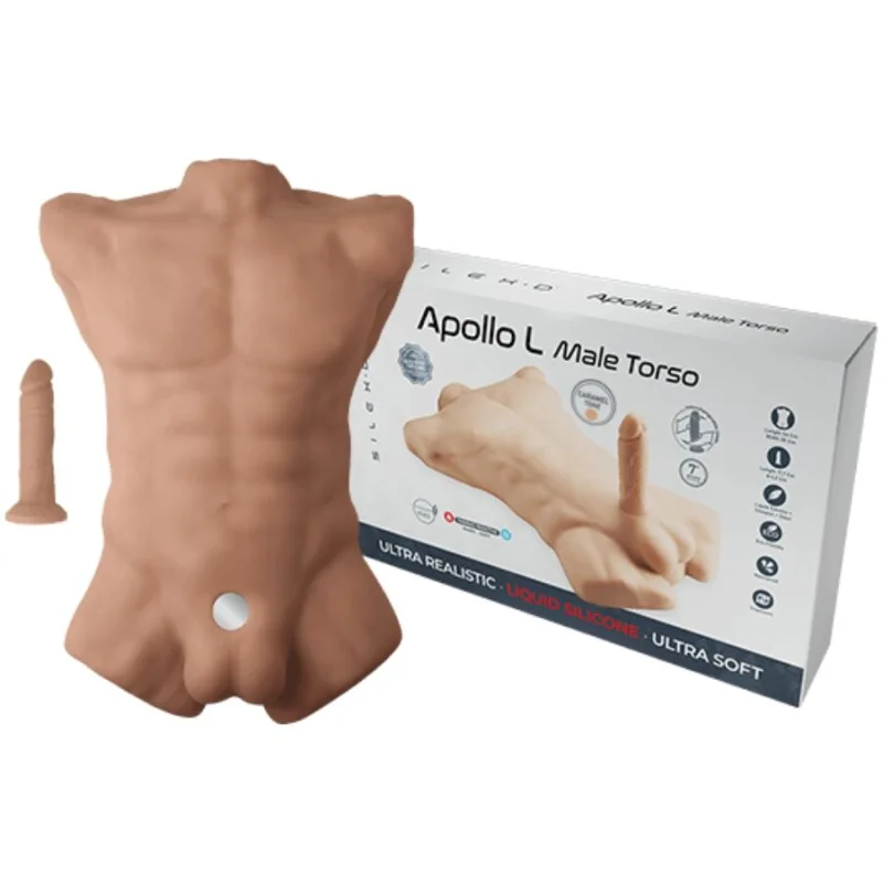 Apollo - Realistic Male Torso - Large - Latin