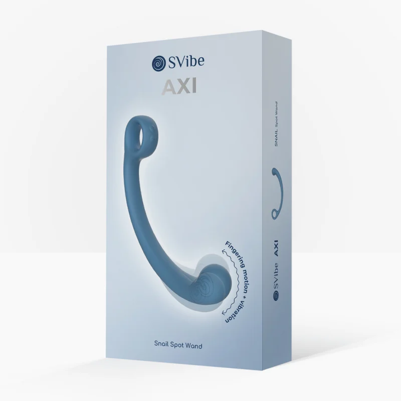 Axi Spot Wand - Δονητής τύπου Wand με Auratouch Technology - 3 Modes - Μπλέ