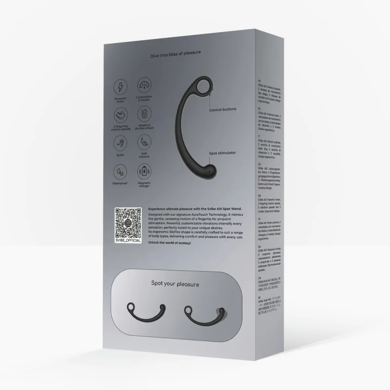 Axi Spot Wand - Δονητής τύπου Wand με Auratouch Technology - 3 Modes - Μαύρο product.details.thumbnail 2