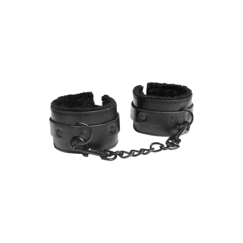 Shadow Fur Lined Handcuffs - Vegan Leather BDSM Accessory - Sportsheets Related Products