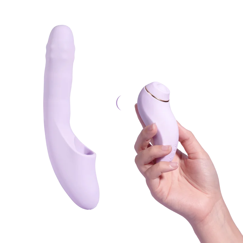Duoglow - App Controlled Vibrator - 2-in-1 Thrusting Vibrator With Detachable Stimulator product.details.thumbnail 3