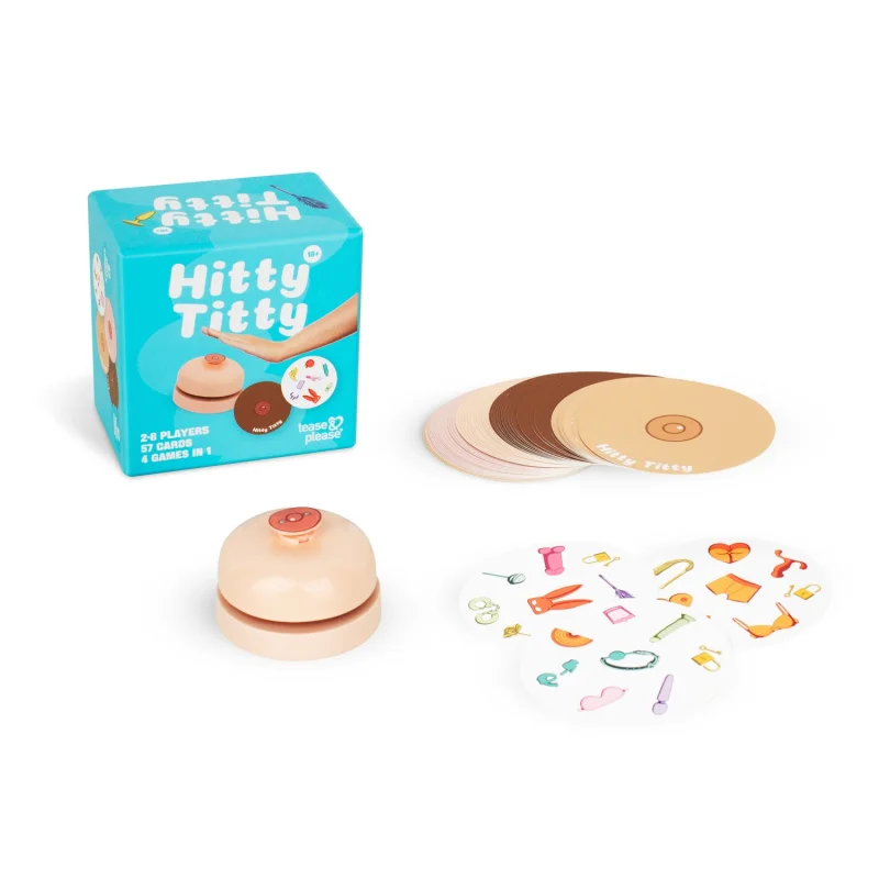 Hitty Titty - Γρήγορο Παιχνίδι Καρτών για Ενήλικες με Κουδουνάκι (57 Κάρτες)