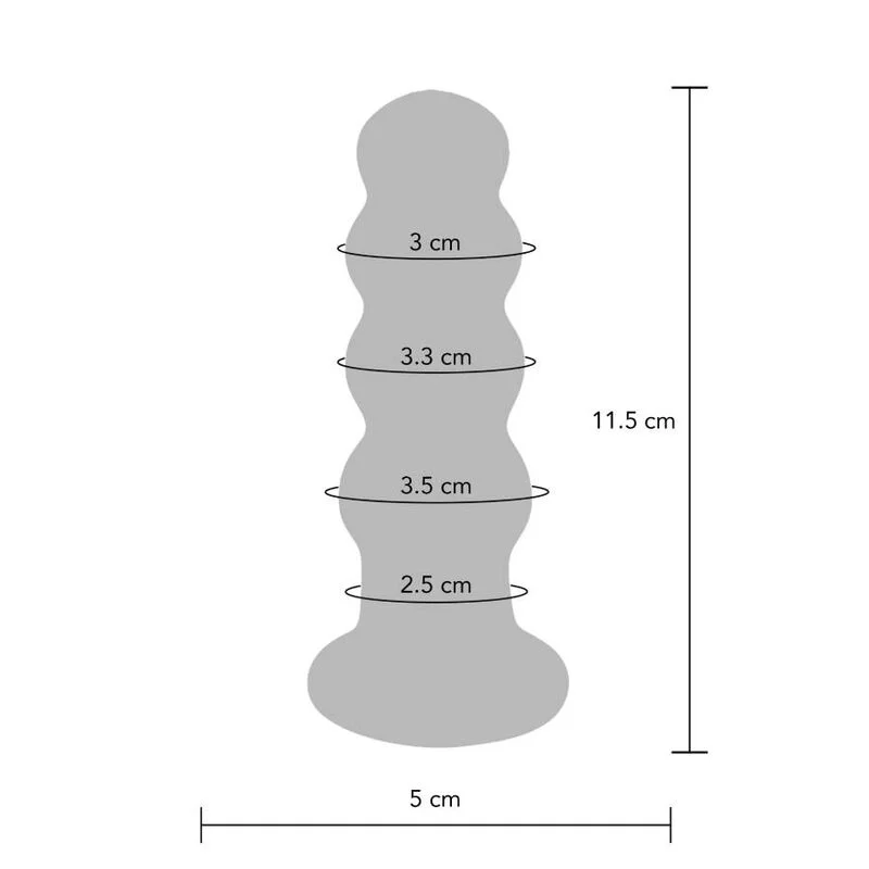 The Radiant - Vibrating Glass Anal Plug