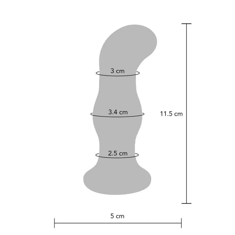 The Gleaming - Vibrating Glass Anal Plug