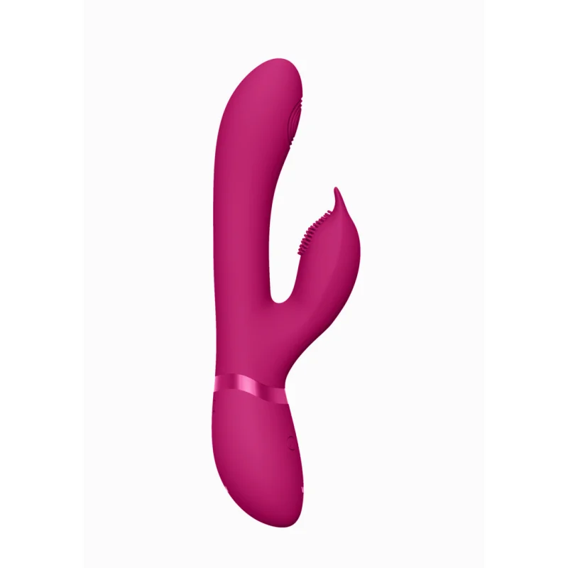 Aimi - Rechargeable G-spot Rabbit Vibrator With 3 F1 Motors - Pink