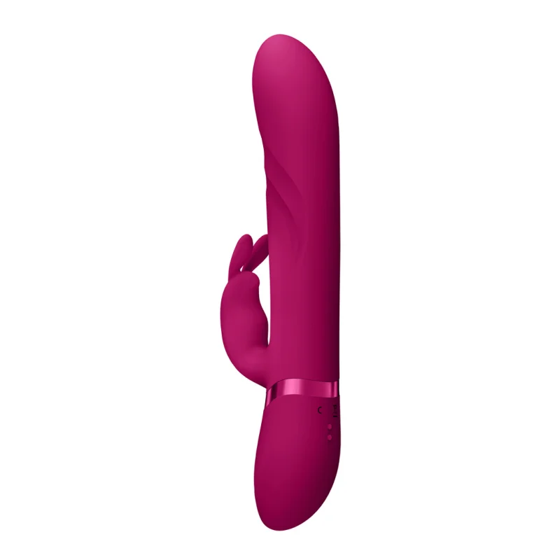 Nari - G-spot Rabbit Vibrator With Rotating Beads - Pink