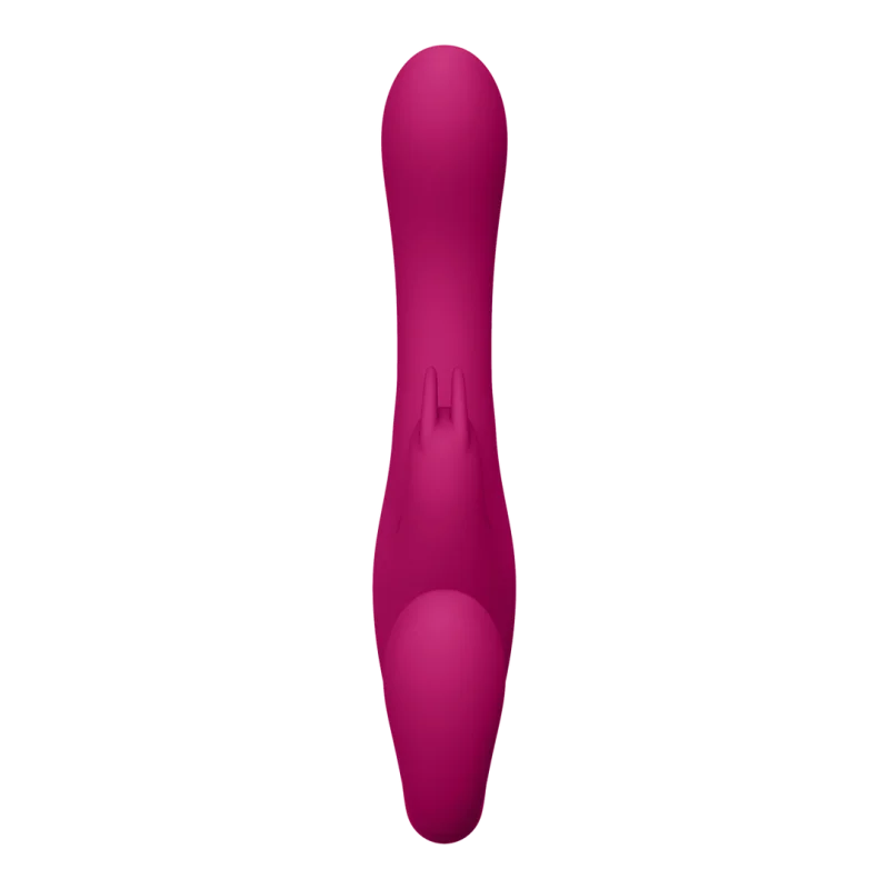 Suki - Επαναφορτιζόμενο Δονητικό Strapless Strap-on με 3 Μοτέρ - Ροζ