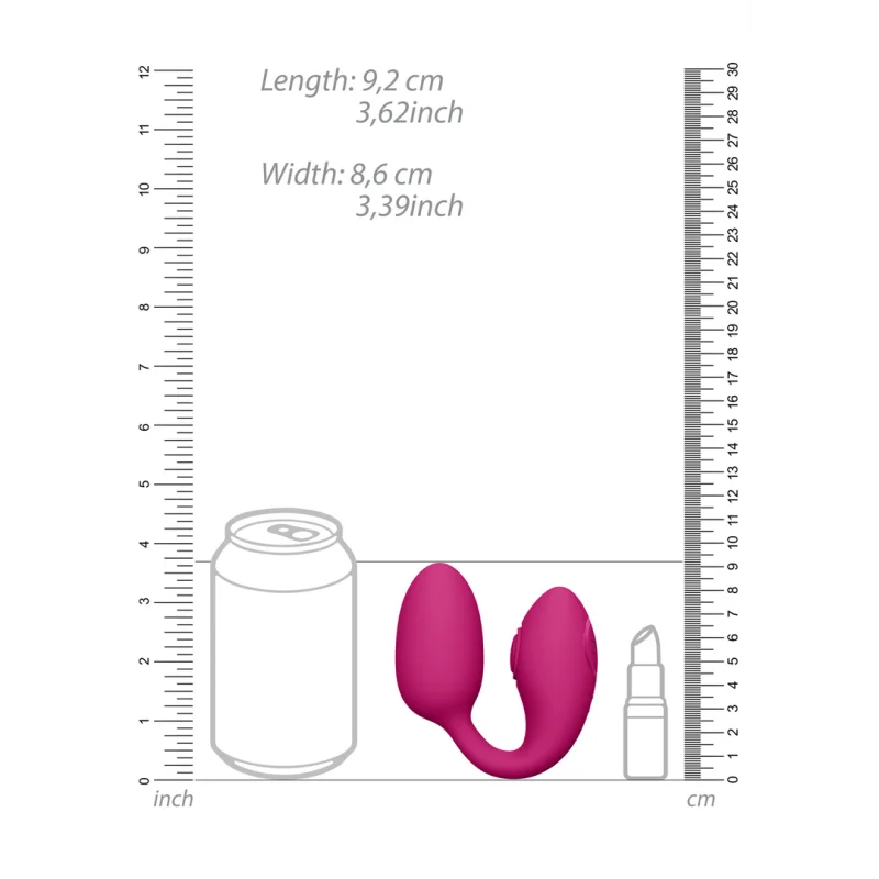 Aika - Rechargeable Pulse-wave Vibrating Love Egg With Remote Control - Pink product.details.thumbnail 4