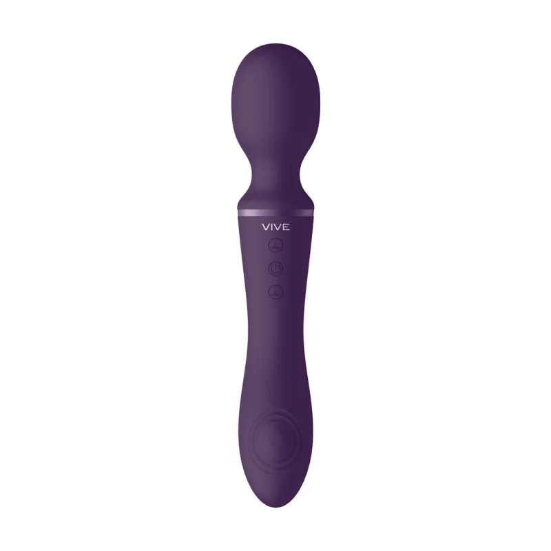 Enora - Rechargeable Double-ended Pulse-wave Wand Vibrator - Purple product.details.thumbnail 3