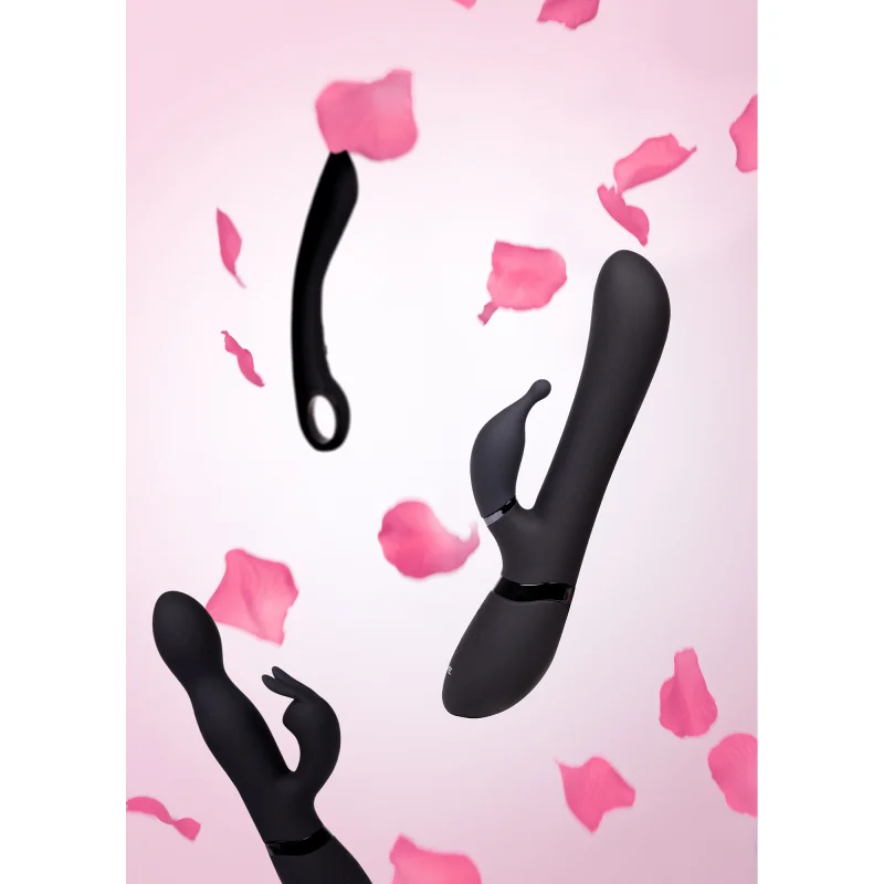 Ombra - Rechargeable Waterproof Vibrator With Vibrating Tip - Black product.details.thumbnail 4