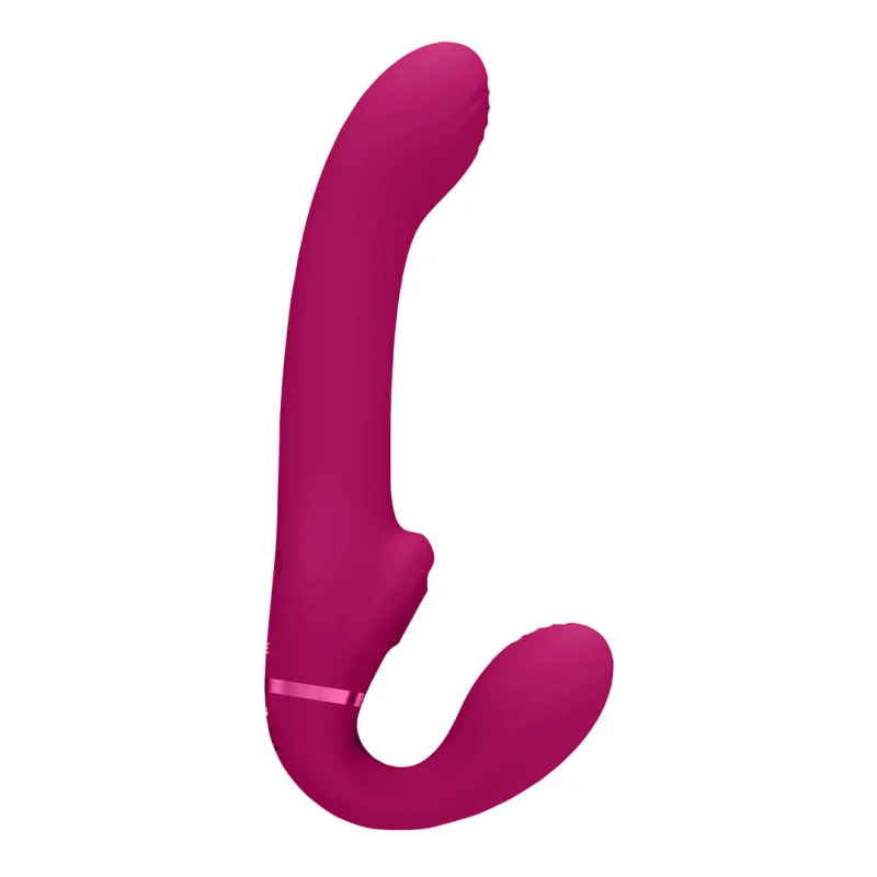 Ai - Δονητικό Strapless Strap-on με Air-wave Tickler και 3 Μοτέρ - Ροζ product.details.thumbnail 2