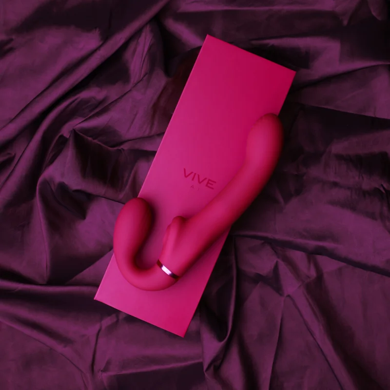 Ai - Δονητικό Strapless Strap-on με Air-wave Tickler και 3 Μοτέρ - Ροζ product.details.thumbnail 4