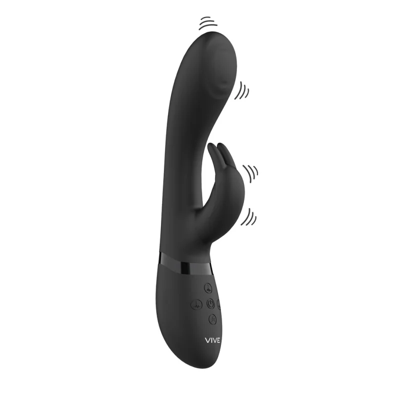 Cato - Rechargeable Pulse-wave G-spot Rabbit Vibrator - Black product.details.thumbnail 2