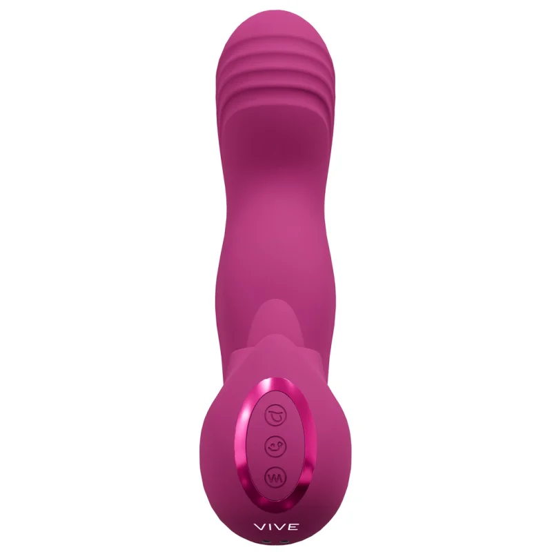 Yumi - Triple Motor G-spot Finger Motion Vibrator With Flicking Tongue Stimulator - Pink product.details.thumbnail 2
