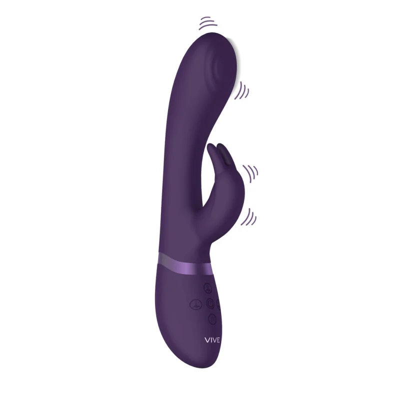 Cato - Rechargeable Pulse-wave G-spot Rabbit Vibrator - Purple product.details.thumbnail 2