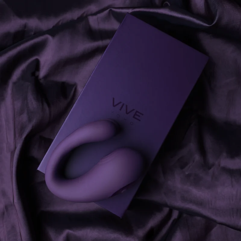Yoko - Rechargeable Triple-action Vibrator With Dual Prongs And Clitoral Pulse Wave - Purple product.details.thumbnail 4