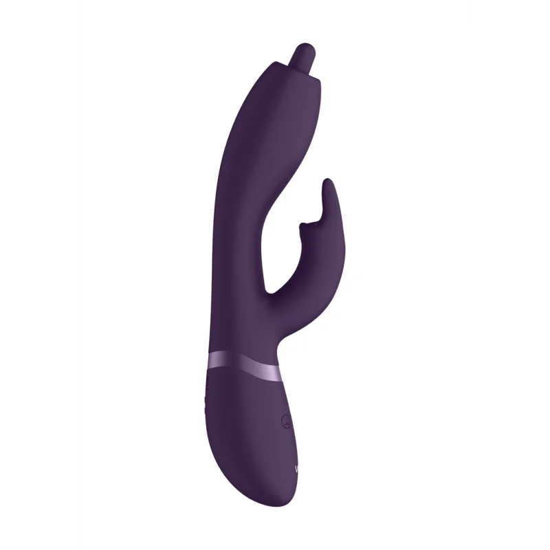 Nilo - Rechargeable Rotating G-spot Rabbit Vibrator - Purple product.details.thumbnail 4