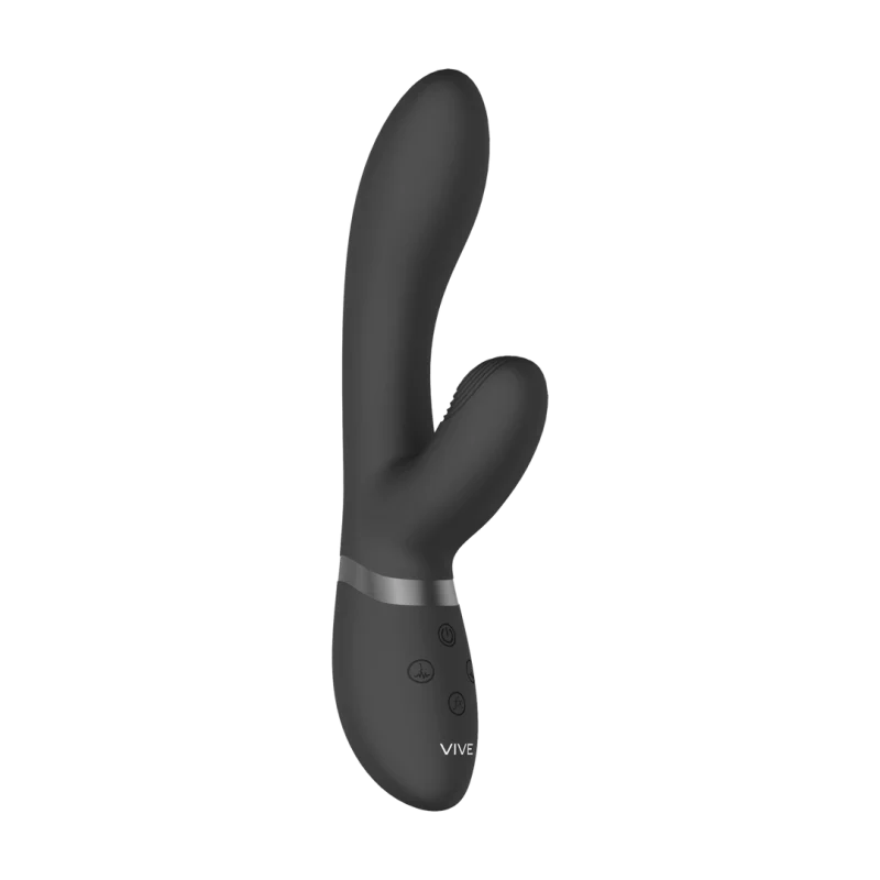 Kyra - Επαναφορτιζόμενος Rabbit Δονητής G-spot με Κλειτοριδικό Pulse-wave - Μαύρο product.details.thumbnail 2
