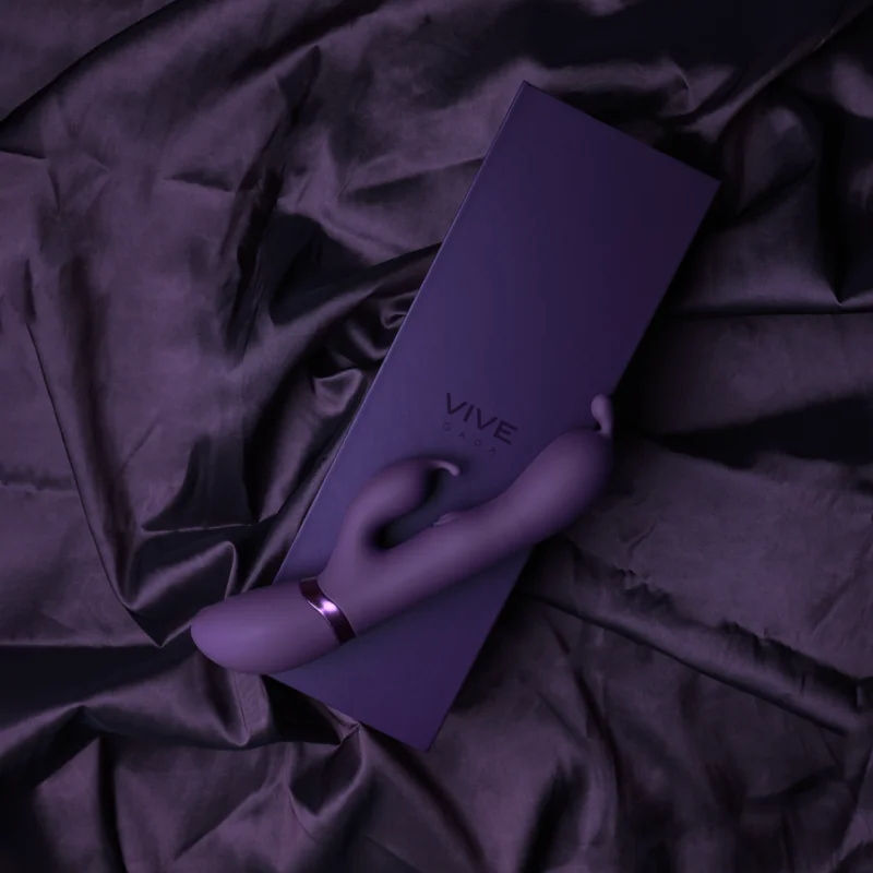 Gada - Rechargeable G-spot Rabbit Vibrator With Pulse Wave Shaft - Purple product.details.thumbnail 4
