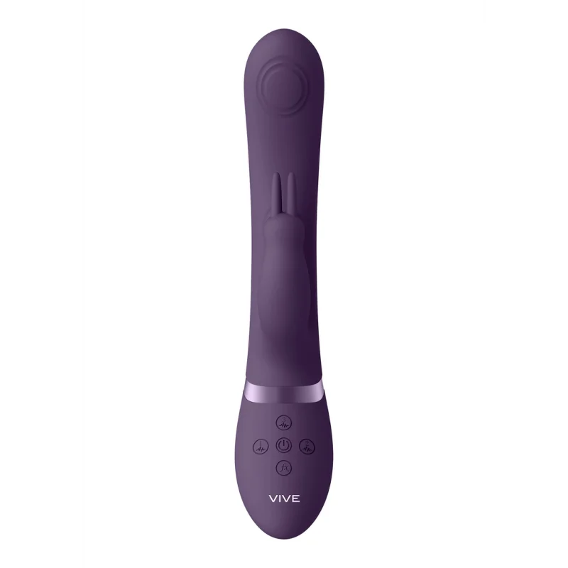 May - Επαναφορτιζόμενος Dual Pulse-wave Rabbit Δονητής με 3 Μοτέρ - Μοβ product.details.thumbnail 2