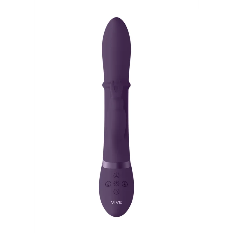 Halo - Rechargeable G-spot Rabbit Vibrator With Moving Ring - Purple product.details.thumbnail 3