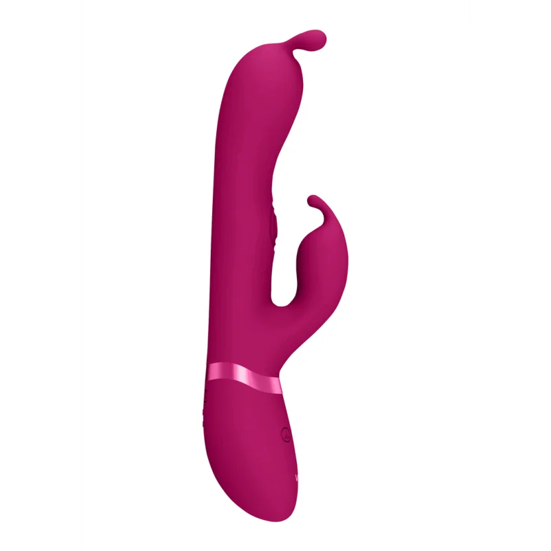 Gada - Rechargeable G-spot Rabbit Vibrator With Pulse Wave Technology - Pink product.details.thumbnail 2