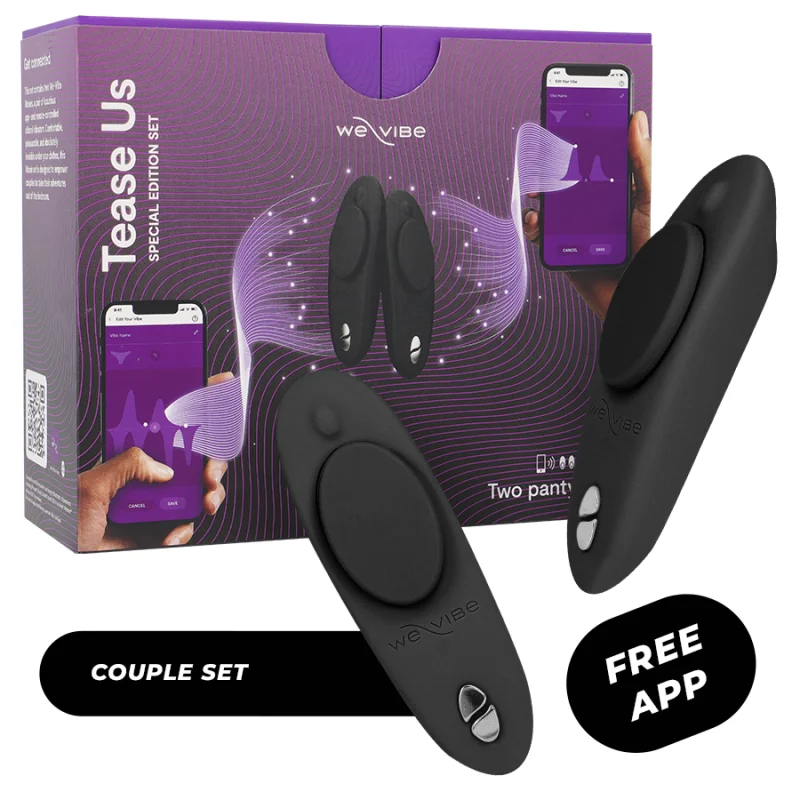 Tease Us Set - Wearable Clitoral Vibrators Moxie + Moxie - We-vibe Related Products