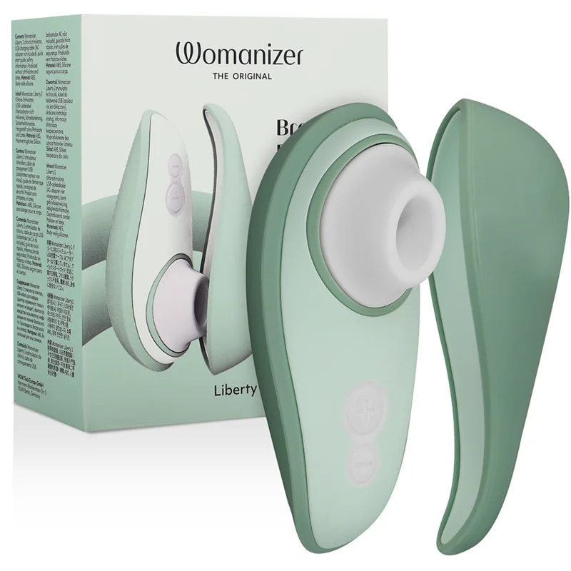 Liberty 2 – Clitoral Stimulator & Suction Device – Light Green - Womanizer Related Products