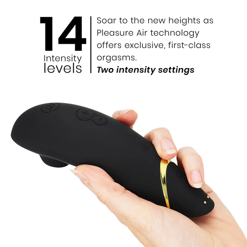 Premium 2 - Clitoral Stimulator With Pleasure Air & 14 Intensities - Black product.details.thumbnail 4