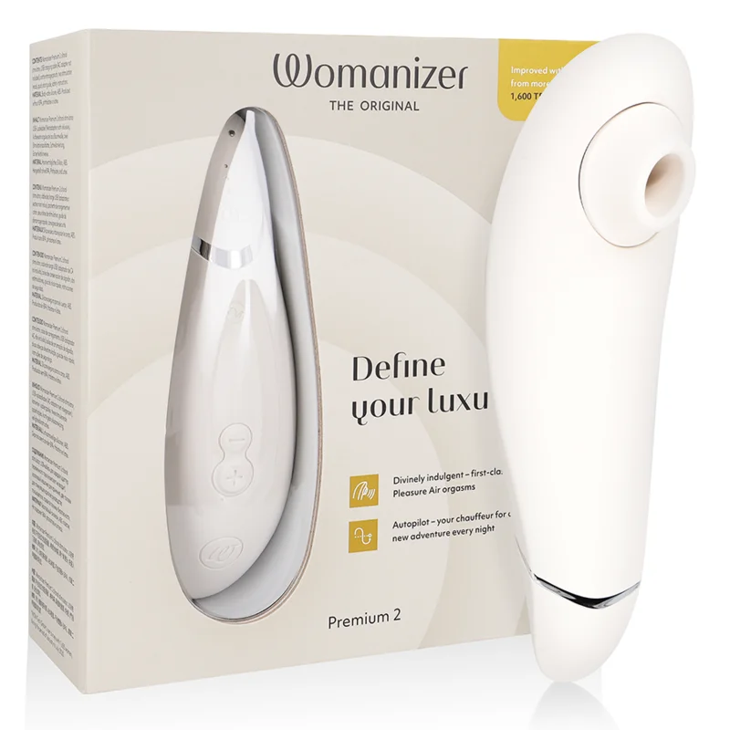 Premium 2 - Clitoral Stimulator With Pleasure Air & 14 Intensities - Gray
