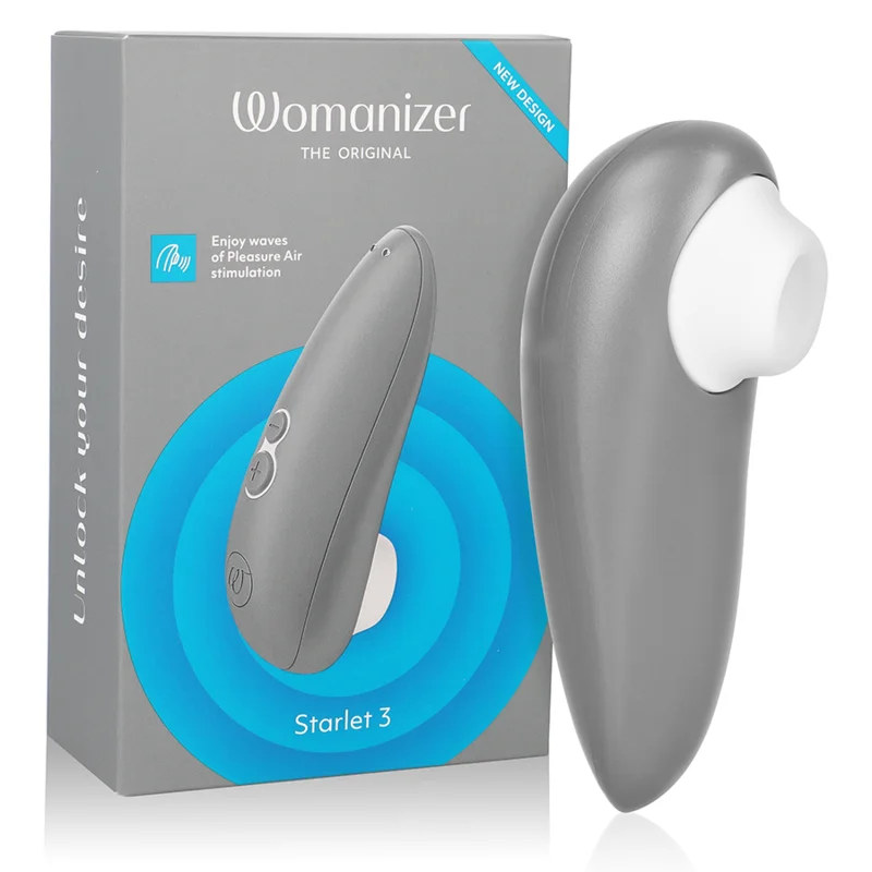 Starlet 3 - Clitoral Stimulator With Pleasure Air - Gray