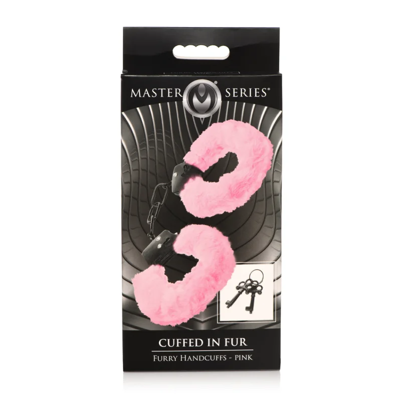 Soft Faux Fur Handcuffs - Pink product.details.thumbnail 2