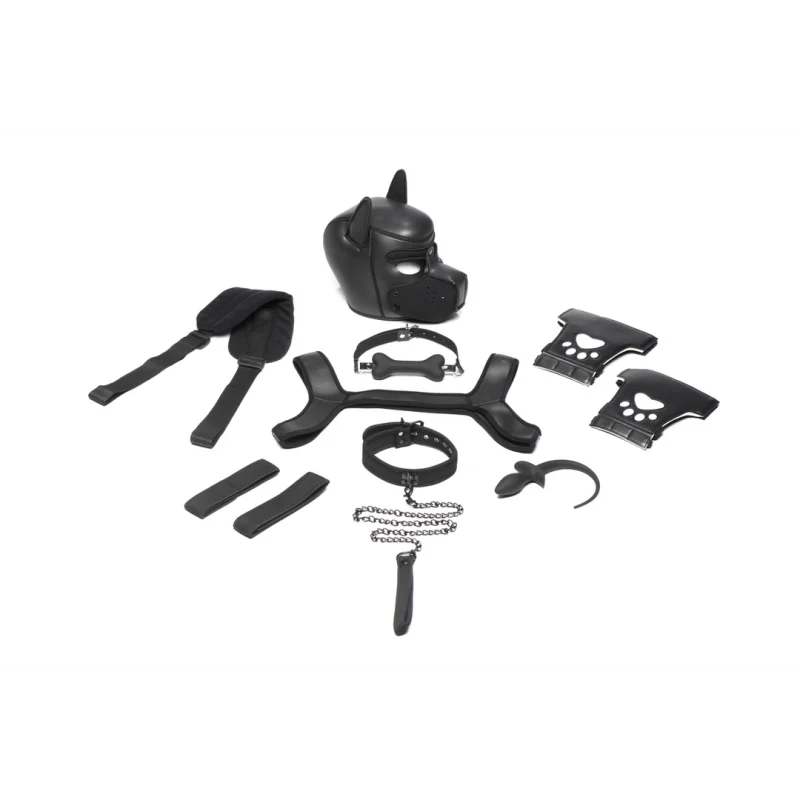 Σετ Puppy Play με Λουρί - Xr Brands Kink Lab
