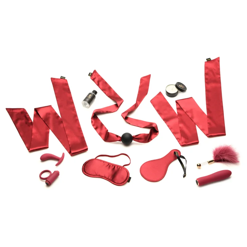 Σετ Bondage & Massage - Κόκκινο - Xr Brands Kink Lab