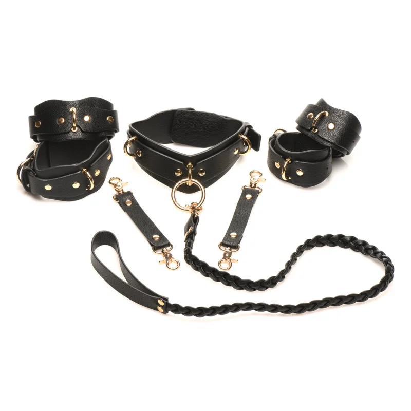 Lover's Restraints Set - Σετ δεσμών από Vegan δερματίνη - Xr Brands Kink Lab