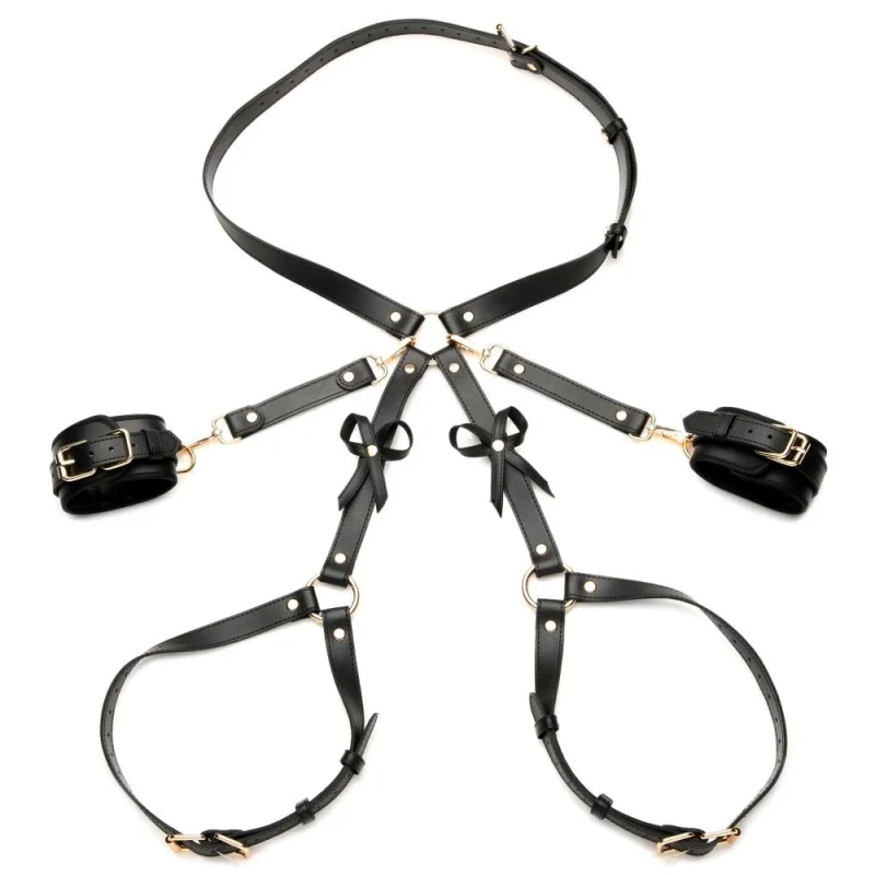 Harness Bondage με Δέστρες Καρπών και Μηρών - M/L - Xr Brands Σχετικά Προϊόντα