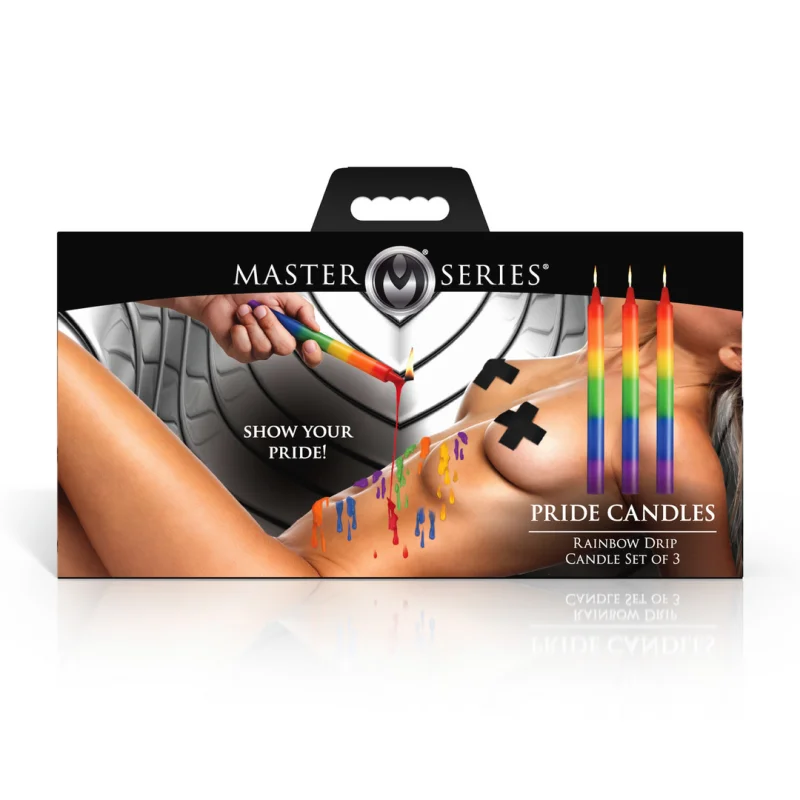 Pride Rainbow Drip Candles - Σετ Κεριά Wax Play για Drip - 3 τεμ product.details.thumbnail 2