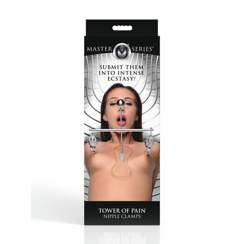 Nipple Clamps Tower - Ρυθμιζόμενα Πιαστράκια Θηλών Bdsm product.details.thumbnail 2