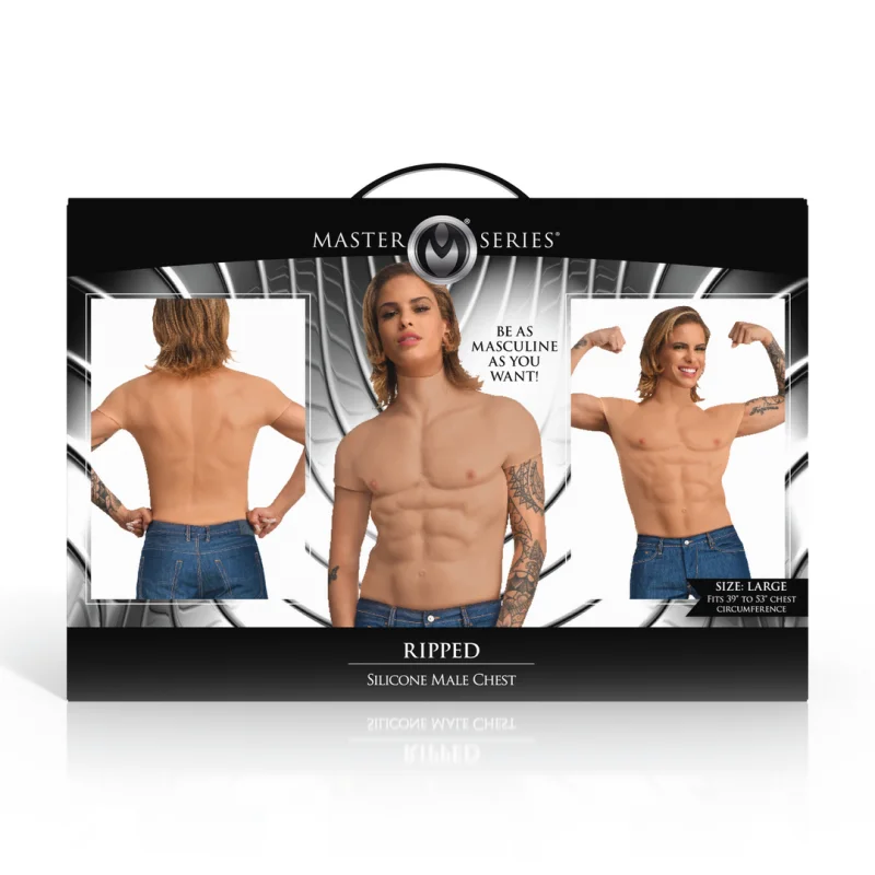Ripped Silicone Male Chest - Ρεαλιστικό Στήθος Σιλικόνης Ανδρικό - Large product.details.thumbnail 2