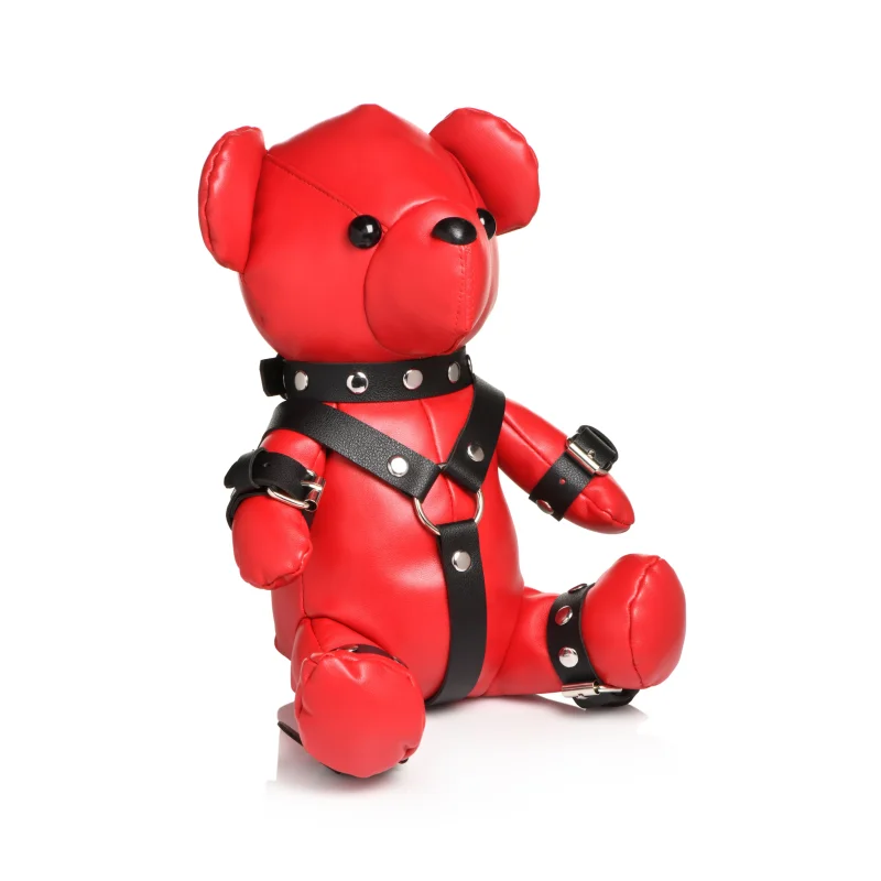 Gimp Bear - Διακοσμητικό Αρκουδάκι Fetish από Δερματίνη - Κόκκινο product.details.thumbnail 2