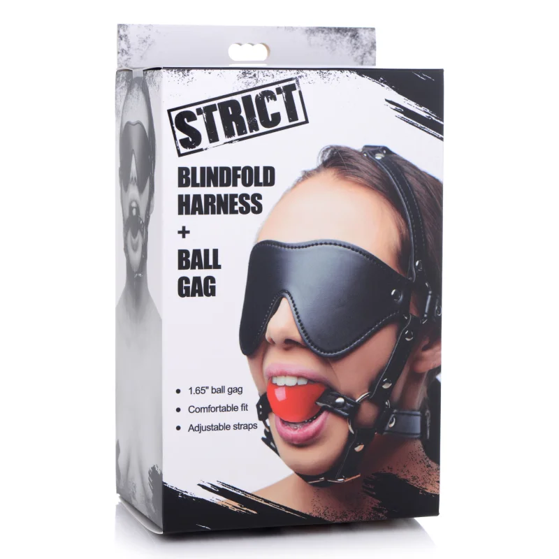 Adjustable Harness With Blindfold And Ball Gag product.details.thumbnail 3