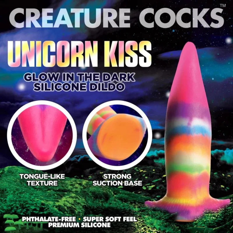 Unicorn Tongue - Silicone Dildo 21 Cm - Multicolor product.details.thumbnail 2