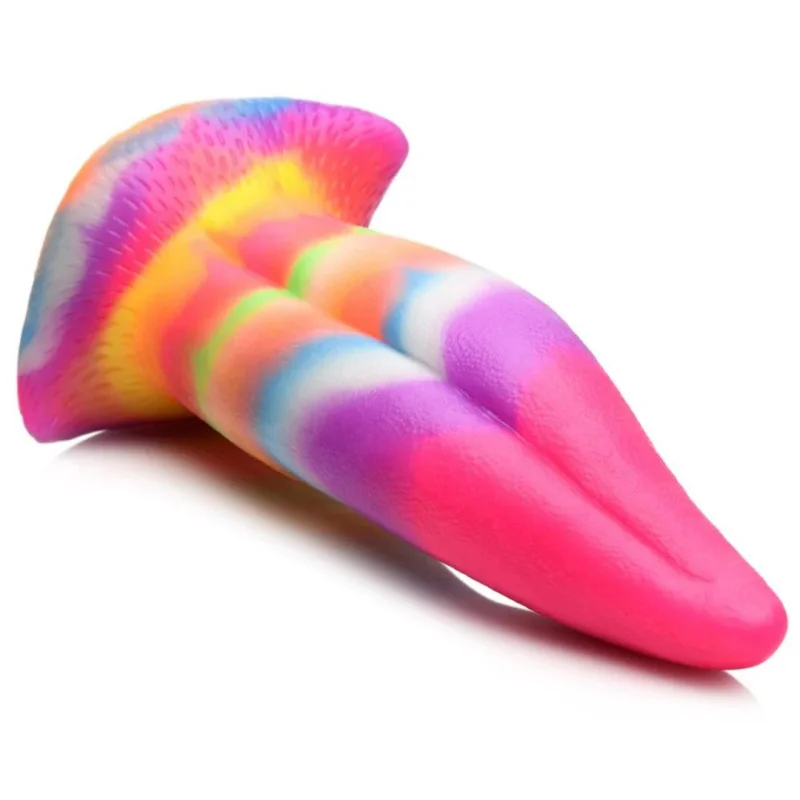 Unicorn Tongue - Silicone Dildo 21 Cm - Multicolor product.details.thumbnail 3