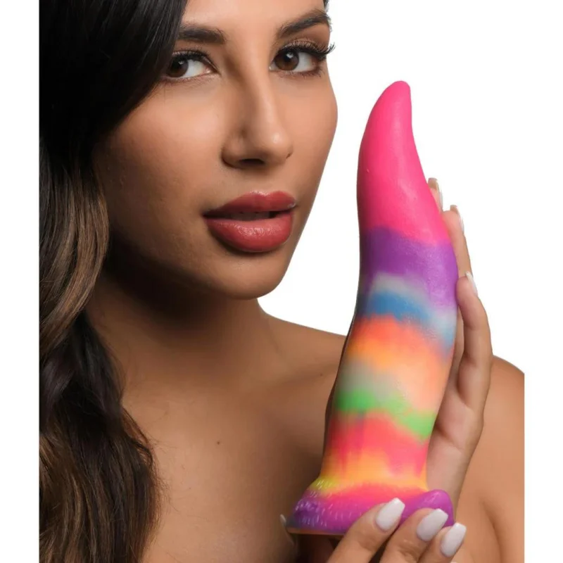 Unicorn Tongue - Silicone Dildo 21 Cm - Multicolor product.details.thumbnail 4