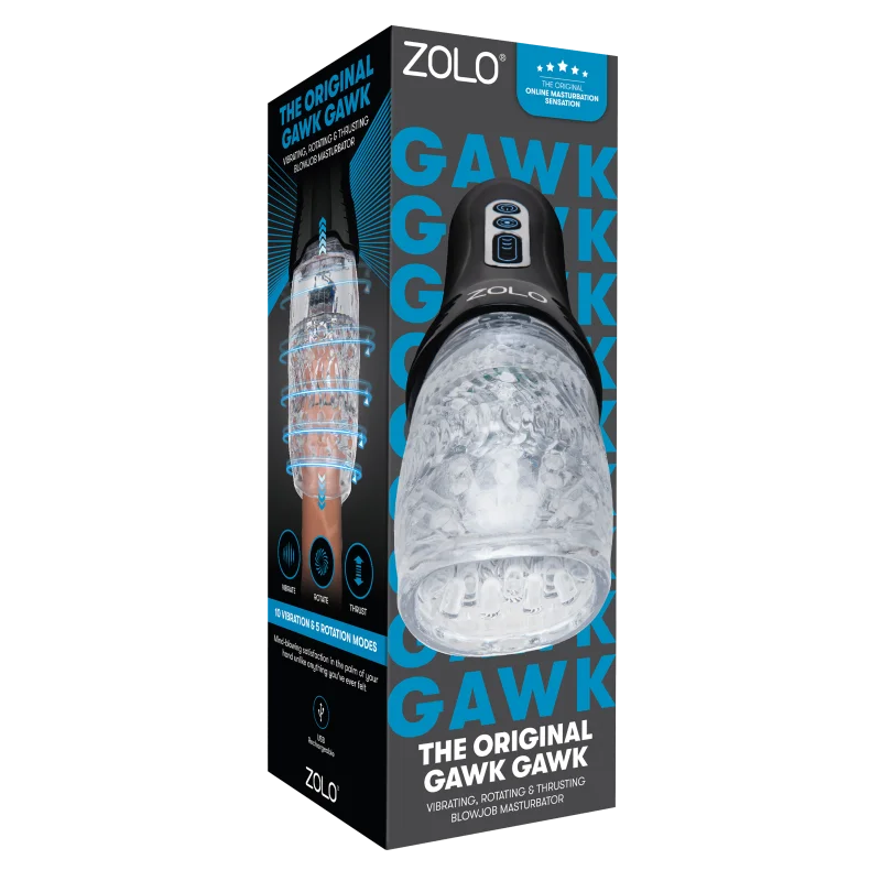 Original Gawk Gawk - Ανδρικό Αυνανιστήρι με Δόνηση, Περιστροφή & Παλινδρομική Κίνηση product.details.thumbnail 4